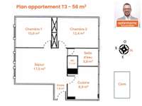 Vente appartement 3 pièces Vente appartement 3 pièces