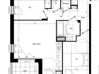 Vente appartement 3 pièces