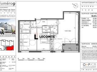 Vente appartement 3 pièces Vente appartement 3 pièces