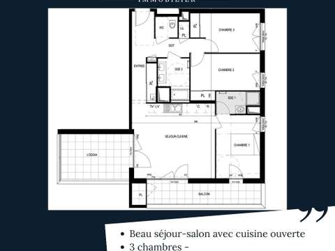 Vente appartement 4 pièces