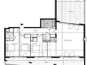 Vente Appartement 4 piècesRennes Lorient - Saint-Brieuc