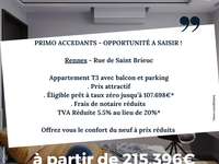 Vente appartement 3 pièces Vente appartement 3 pièces