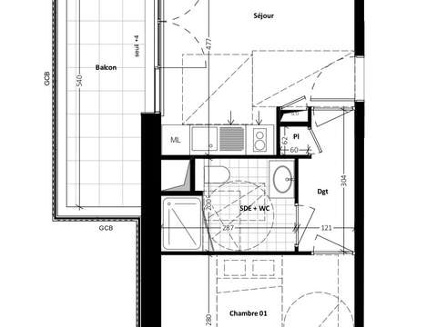 Vente appartement 2 pièces
