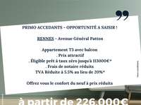 Vente appartement 3 pièces Vente appartement 3 pièces