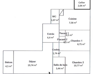 Vente appartement 3 pièces Vente appartement 3 pièces
