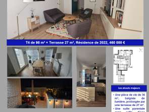 Vente Appartement 4 piècesRennes Poterie