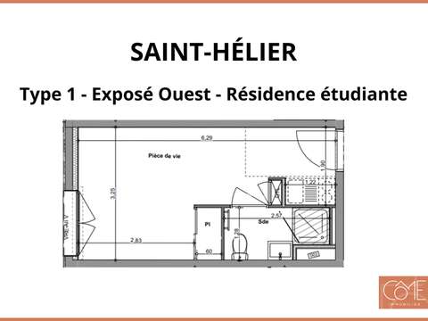 Vente appartement 1 pièce Rennes Saint-Helier 35