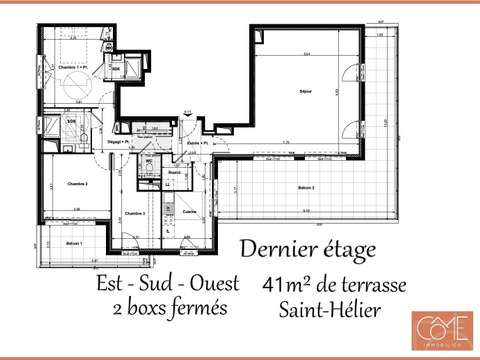 Vente appartement 4 pièces Rennes Saint-Helier 35