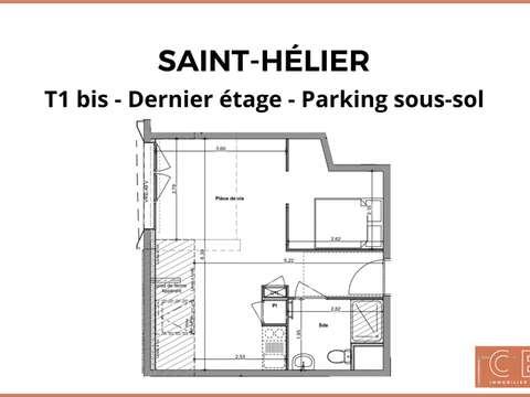 Vente appartement 2 pièces Rennes Saint-Helier 35