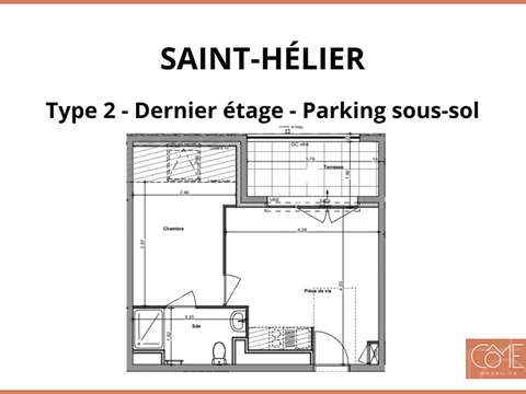 Vente appartement 2 pièces Rennes Saint-Helier 35