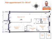 Vente appartement 3 pièces Vente appartement 3 pièces
