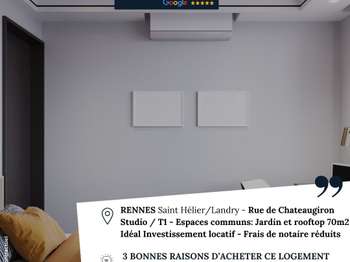 Vente Appartement T1Rennes Saint-Helier