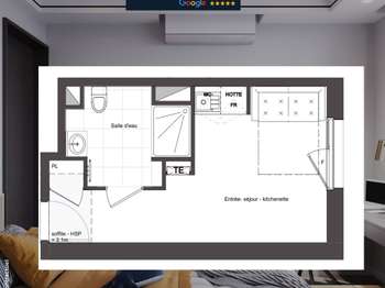 Vente appartement 1 pièce