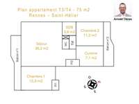 Vente appartement 3 pièces