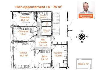Vente appartement 4 pièces