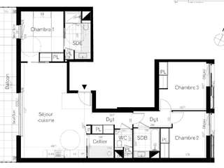 Vente appartement 4 pièces