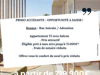 Vente Appartement 2 piècesRennes Thabor