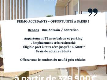 Vente appartement 3 pièces Rennes Thabor 35
