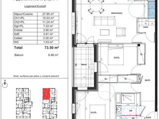 Vente appartement 3 pièces