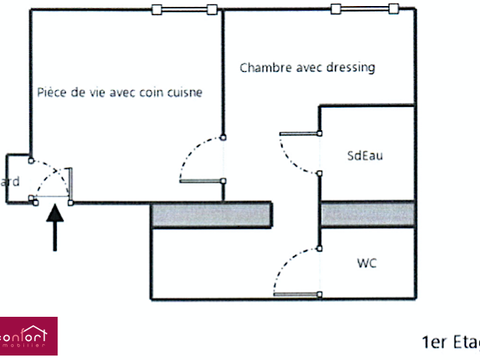 Vente appartement 2 pièces Rezé 44