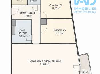 Vente Appartement 3 piècesRezé