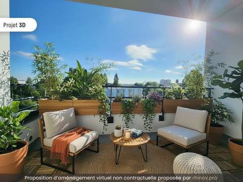 Vente appartement 3 pièces Rezé 44