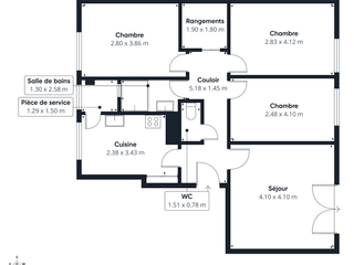 Vente appartement 4 pièces
