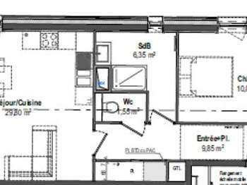 Vente appartement 3 pièces