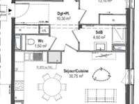 Vente appartement 3 pièces