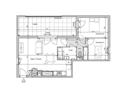 Vente appartement 3 pièces