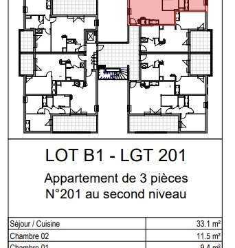 Vente appartement 3 pièces