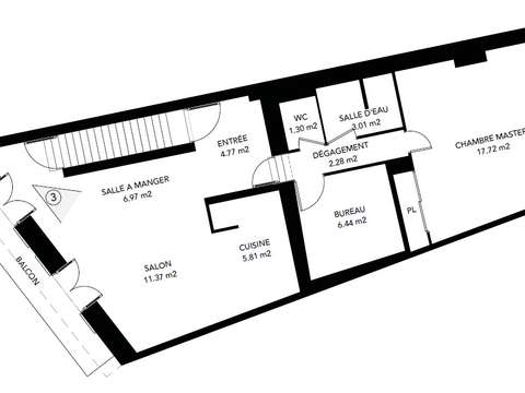 Vente appartement 4 pièces