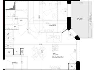 Vente appartement 2 pièces