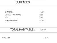 Vente appartement 2 pièces