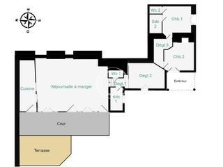 Vente appartement 3 pièces