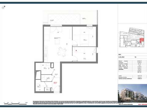 Vente appartement 3 pièces