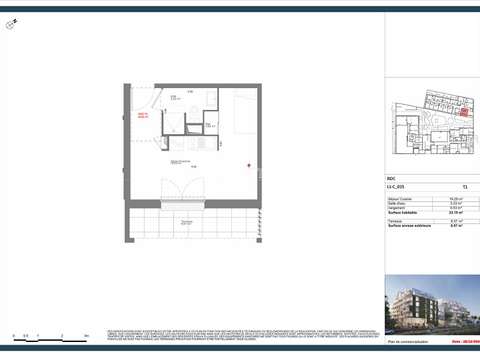 Vente appartement 1 pièce