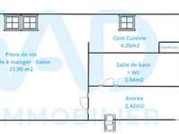 Vente appartement 1 pièce Vente appartement 1 pièce