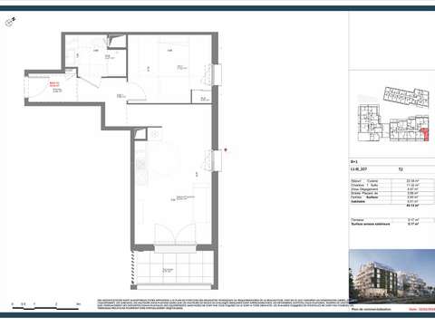 Vente appartement 2 pièces