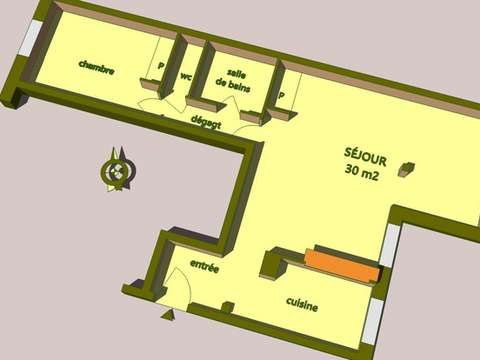 Vente appartement 2 pièces