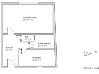 Vente appartement 2 pièces