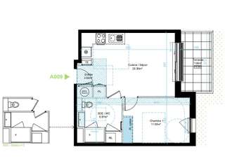Vente appartement 2 pièces
