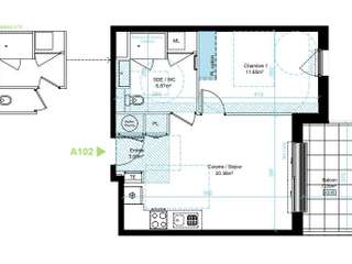 Vente appartement 2 pièces