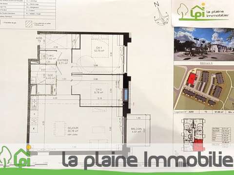 Vente appartement 3 pièces Saint-Aubin-sur-Mer 14