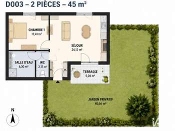 Vente appartement 2 pièces Vente appartement 2 pièces