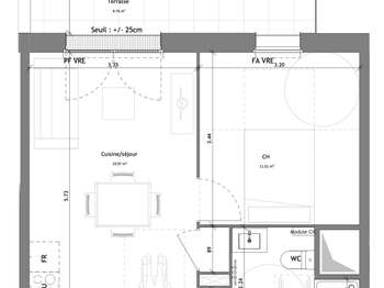 Vente appartement 2 pièces