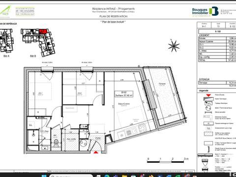 Vente appartement 3 pièces