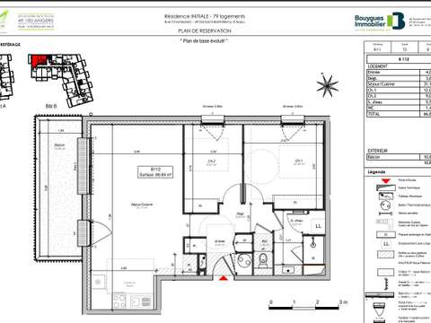 Vente appartement 3 pièces