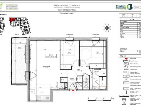 Vente appartement 3 pièces