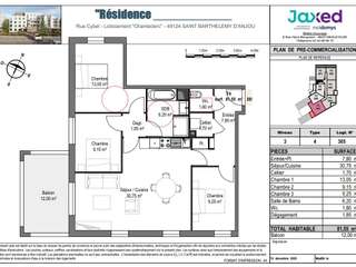 Vente appartement 4 pièces
